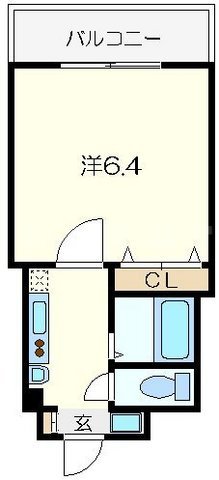 YAHATA西長堀の間取り