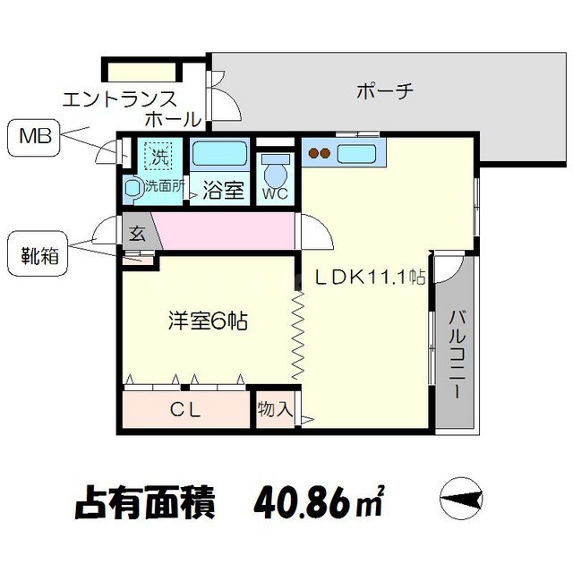ヴィラしんべえ弐番館の間取り