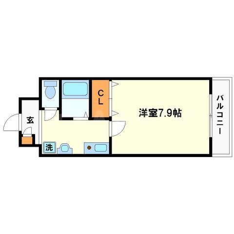 フローラルハイツ服部の間取り