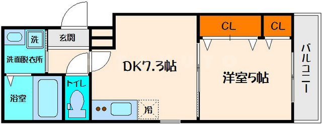 フジパレス吹田Ⅰ番館の間取り
