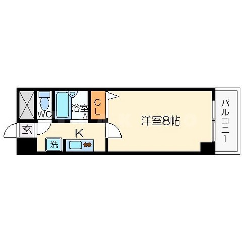 ドミール江戸堀の間取り