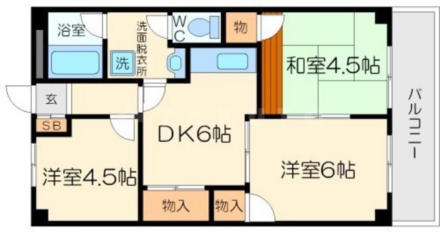 メゾンインペリアル豊里の間取り