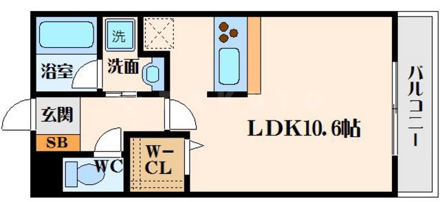 ラトゥール江坂の間取り