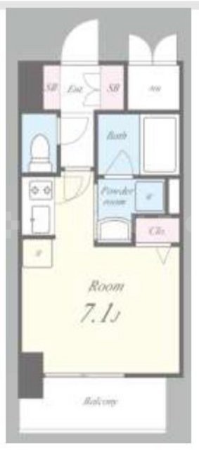 セイワパレス玉造駅上の間取り
