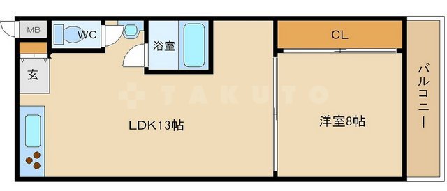 シャルマン桜宮の間取り