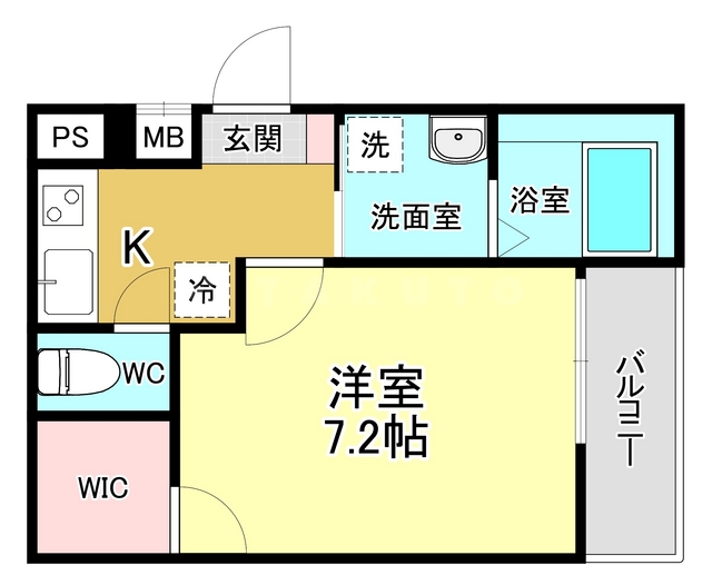 フジパレス吹田中の島公園Ⅱ番館の間取り