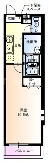 フジパレス江坂Ⅲ番館の間取り