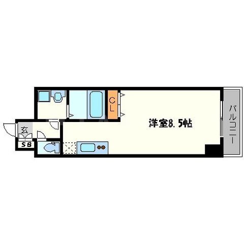 ADWResidence松屋町の間取り