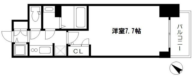 サムティ夕凪LUKSUSの間取り