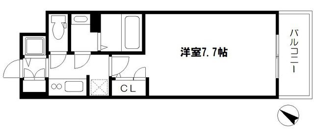サムティ夕凪LUKSUSの間取り