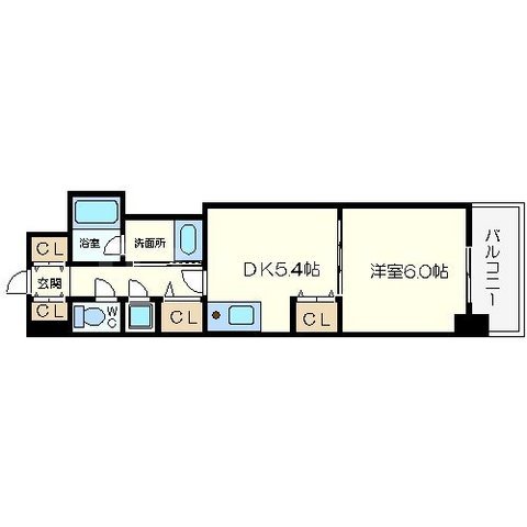 玉川の完工年月(2007年1月)築の賃貸マンションの間取り