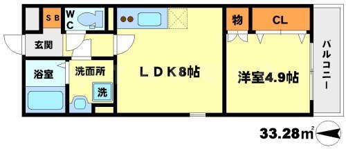 KTIレジデンス江坂の間取り