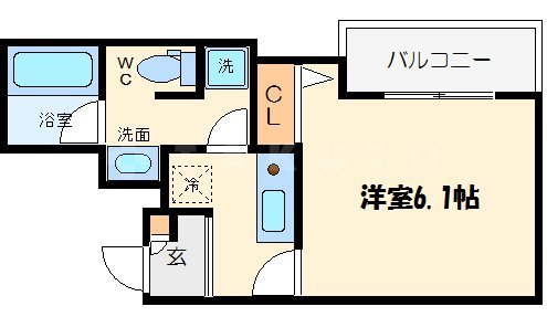 フォレステージュ北堀江の間取り