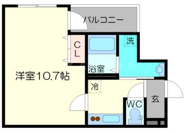 フジパレス瑞光Ⅶ番館の間取り
