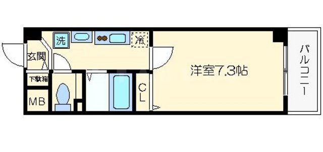 アップルガーデンコート城東の間取り