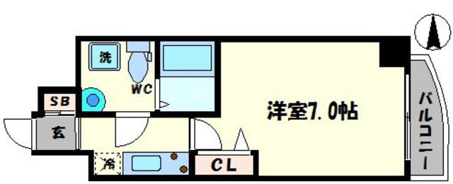 セレニテ上町台の間取り