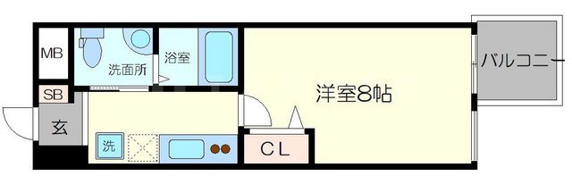 セレニテ上町台の間取り