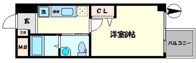 セレニテ上町台の間取り