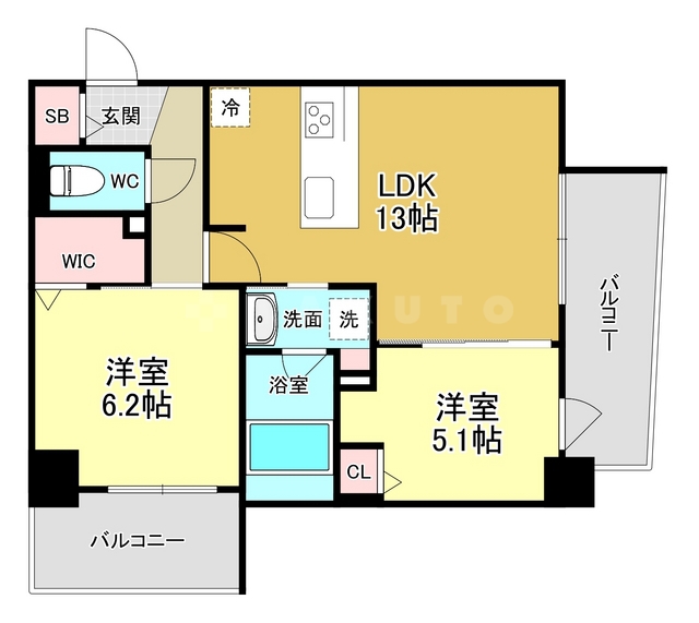 CEREJEIRA江坂の間取り