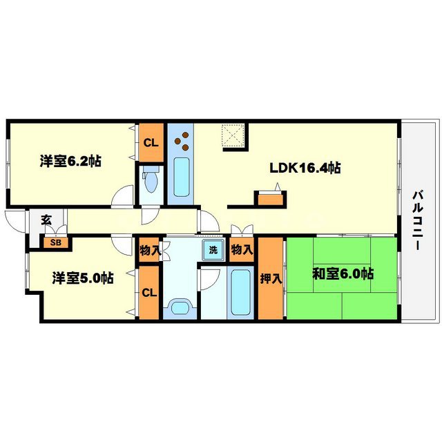 ジオ緑地公園シティフォレストの間取り