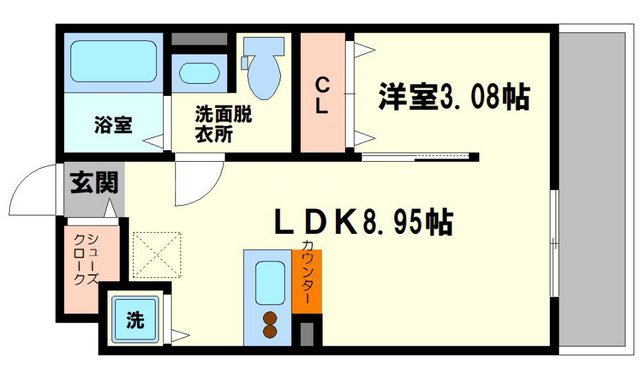 プランタン上新庄の間取り