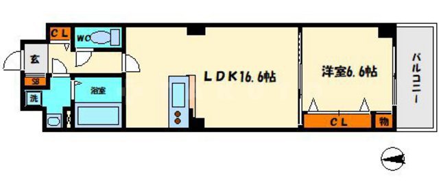 アルバ・トルナーレ江坂の間取り