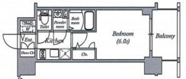 エスリード大阪ドームCERCAの間取り