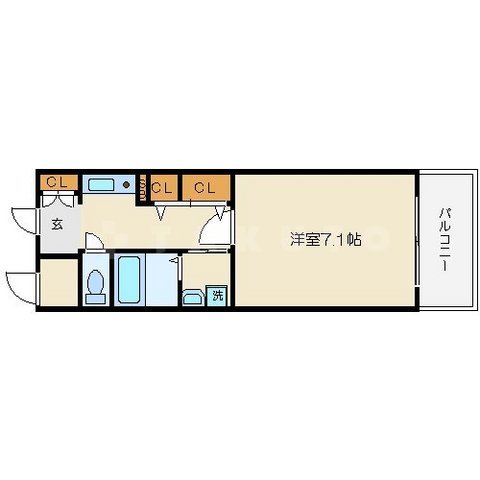 サムティ本町橋の間取り