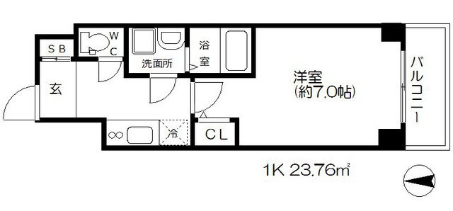 サムティ北浜大手通の間取り