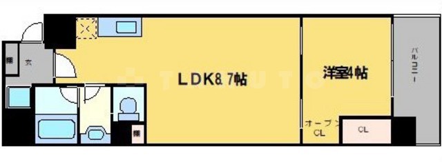 ブエナビスタ上町の間取り
