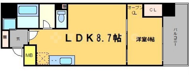 ブエナビスタ上町の間取り