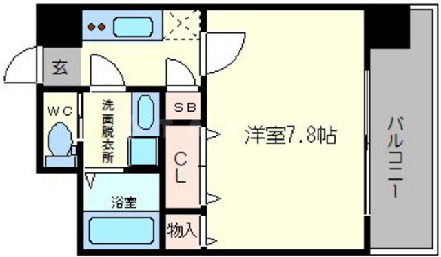 ミラージュパレス難波東レジデンスの間取り