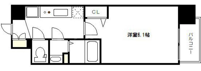 プレサンス南堀江の間取り