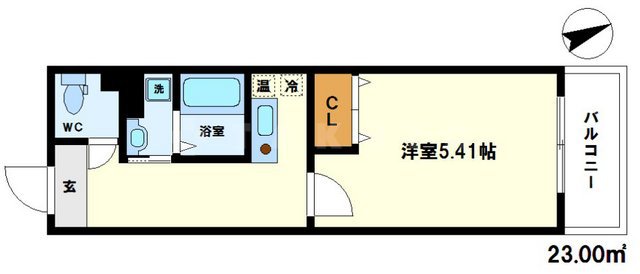 みおつくし江戸堀の間取り