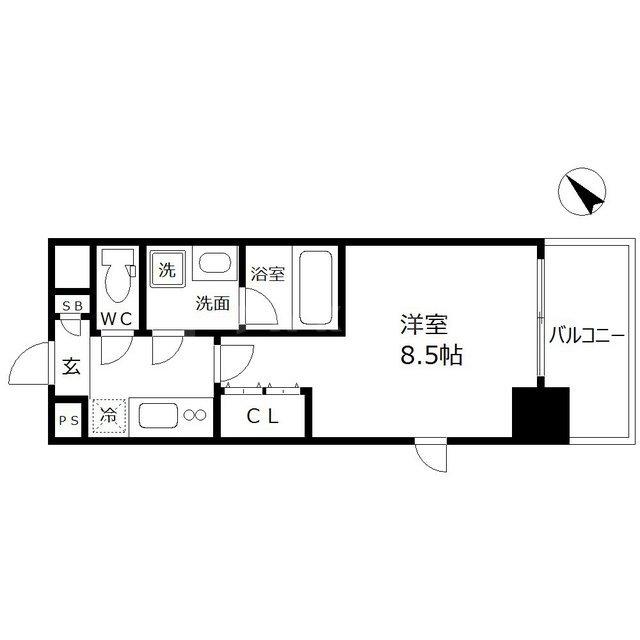 S-FORT福島Libreの間取り