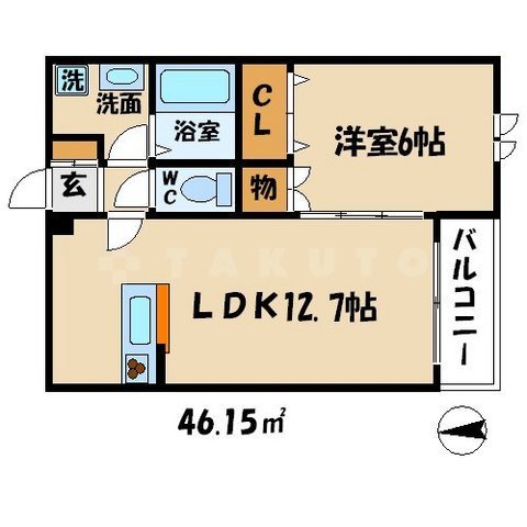 ヘーベルメゾンKⅡの間取り