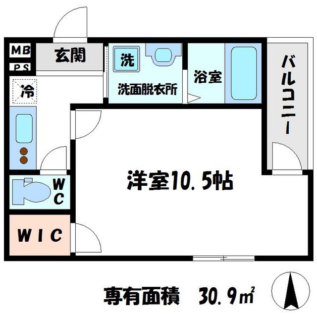 フジパレス深江橋イーストの間取り