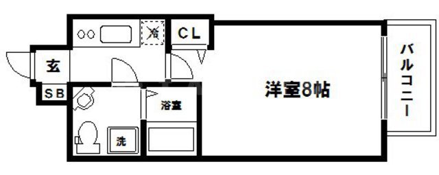 SERENiTE北浜の間取り
