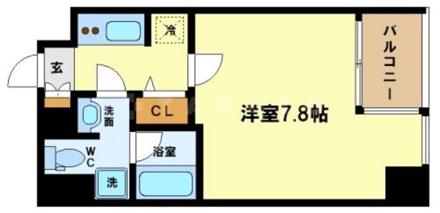 レジディア江戸堀の間取り