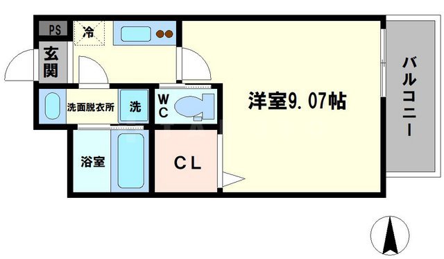 Centurio Esakaの間取り