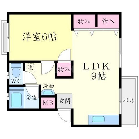 平和マンションの間取り
