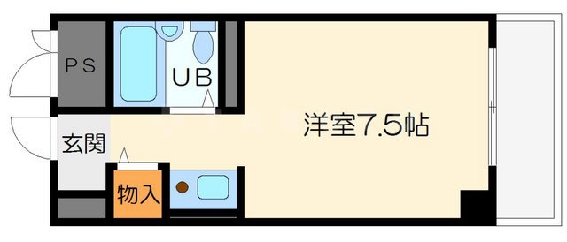 ベルメゾン南江口の間取り