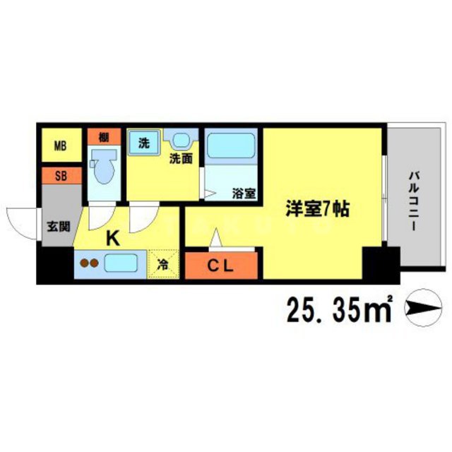 アドバンス江坂東コンフィの間取り
