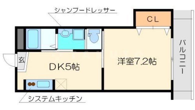 シャトーフェリーチェの間取り