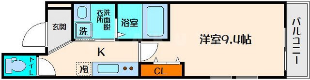 フジパレス江坂Ⅱ番館の間取り