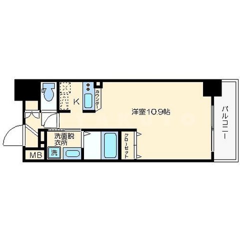 BRAVI上本町の間取り