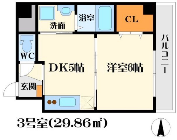 プロスパー江坂の間取り