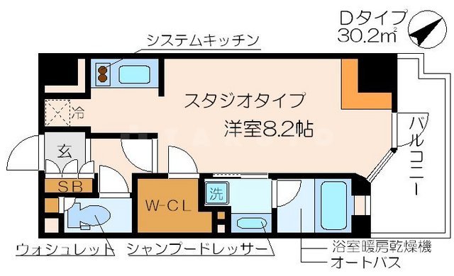 パークアクシスうつぼ公園の間取り