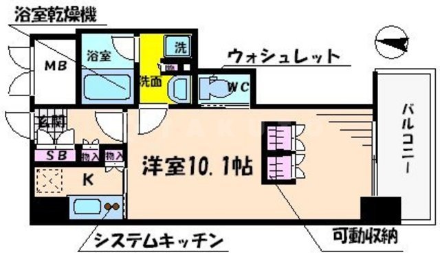 アーバネックス北浜の間取り