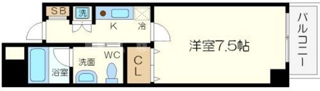 フィオレ立売堀の間取り